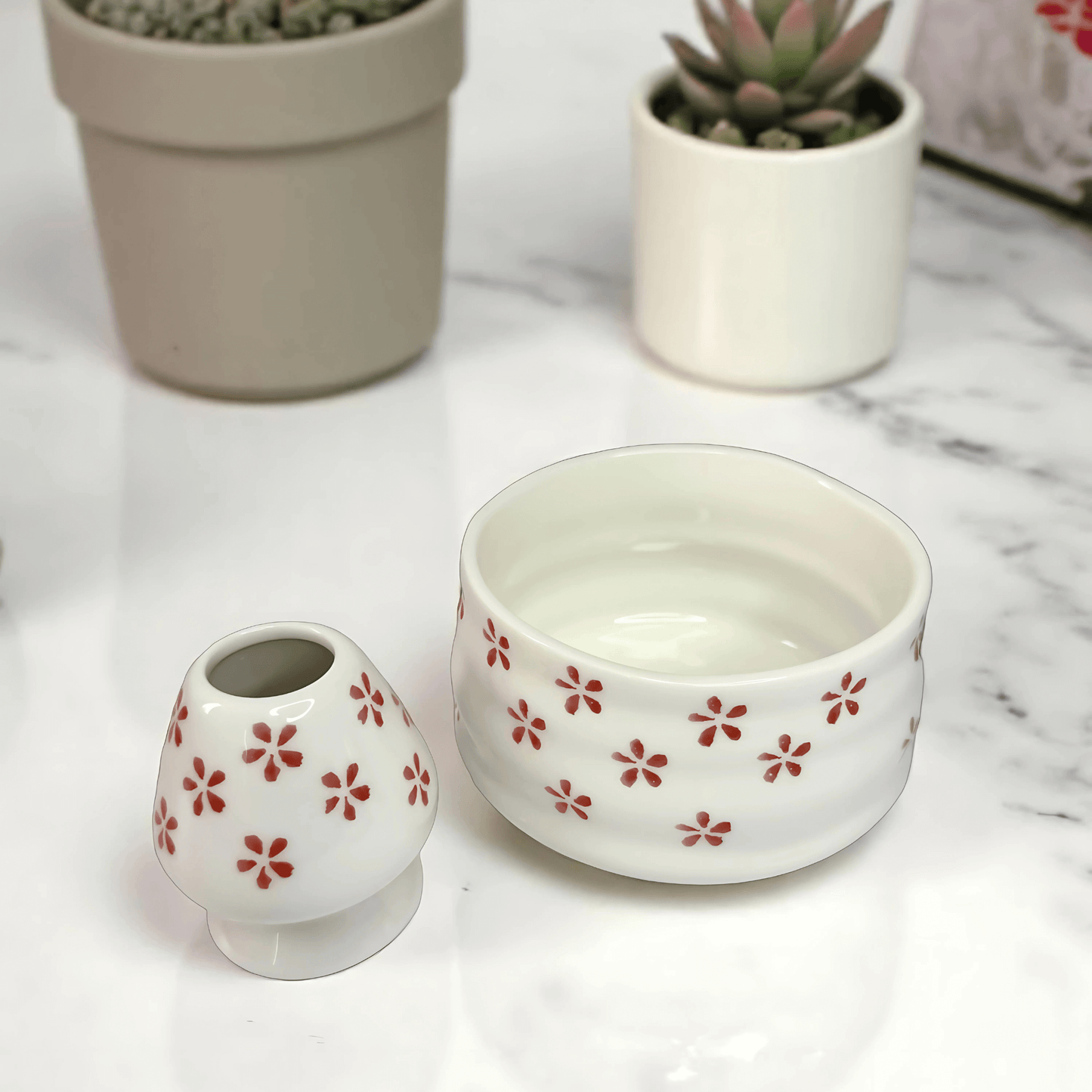 Chawan y Soporte de Chasen