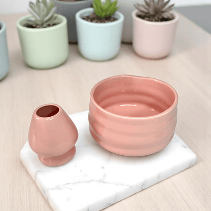 Chawan y Soporte de Chasen